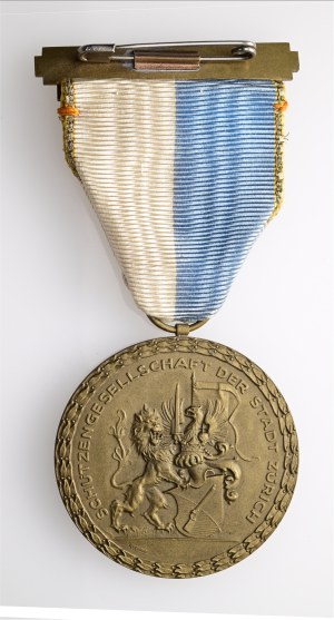 Switzerland - Zurich - Bronze medal 1939 - Zurich Albisgütli, Shooting Society of the City of Zurich, National Exhibition Shooting - Switzerland, Swiss Shooting Medal