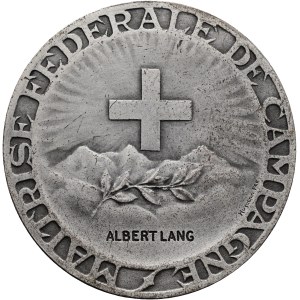 Schweiz - Silbermedaille o. J. - Société Suisse des carabiniers, Maîtrise fédérale de campagne