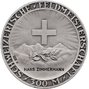 Schweiz - Silbermedaille o. J. - Schweizerischer Schützenverein, Schweizerische Feldmeisterschaft 300 m
