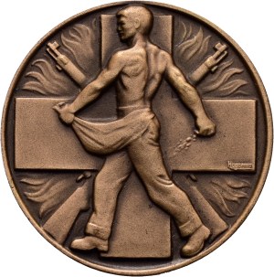 Switzerland - Bronze medal 1946 - Federal Decentralized Championship Shooting - Switzerland, Swiss Shooting Medal