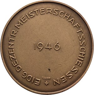 Switzerland - Bronze medal 1946 - Federal Decentralized Championship Shooting - Switzerland, Swiss Shooting Medal