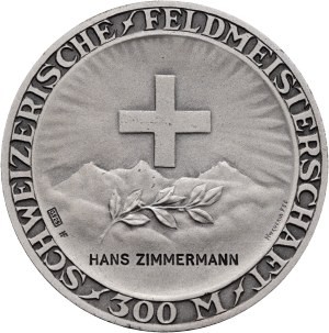 Switzerland - Silver medal n.d. - Swiss Shooting Club, Swiss Field Championship 300 m - Switzerland, Swiss Shooting Medal