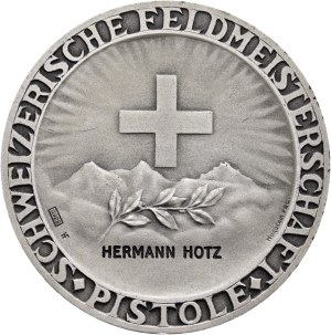 Switzerland - Silver medal n.d. - Swiss Shooting Club, Swiss Field Championship Pistol - Switzerland, Swiss Shooting Medal