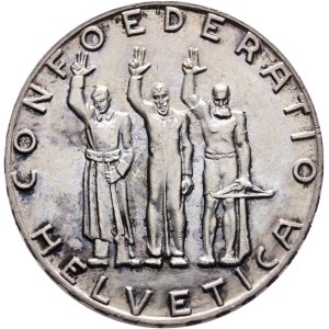 Schweiz - Silbermünze 5 Franken 1941 - Bundesfeier 1291-1941 - Switzerland, 5 Francs