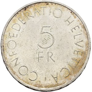 Switzerland - Silver coin 5 Francs 1963 - Red Cross - Switzerland, 5 Francs