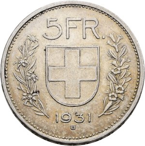 Switzerland - Silver coin 5 Francs 1931 - Switzerland, 5 Francs