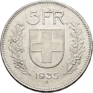 Switzerland - Silver coin 5 Francs 1935 - Switzerland, 5 Francs