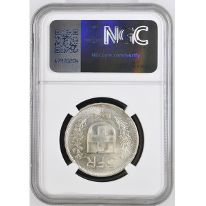 Schweiz - Silbermünze 5 Franken 1948 - NGC MS 63 - Switzerland, 5 Francs