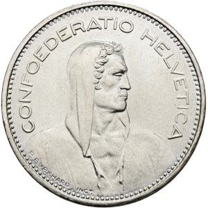 Schweiz - Silbermünze 5 Franken 1965 - Switzerland, 5 Francs