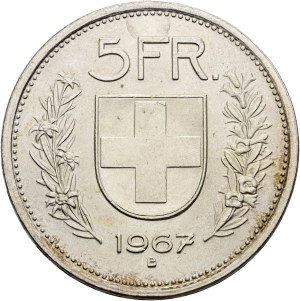 Switzerland - Silver coin 5 Francs 1967 - Switzerland, 5 Francs