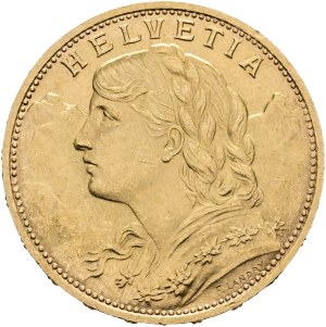 Switzerland - Gold coin 20 Francs 1926 - Vreneli - only 50'000 pieces - Switzerland, 20 Francs
