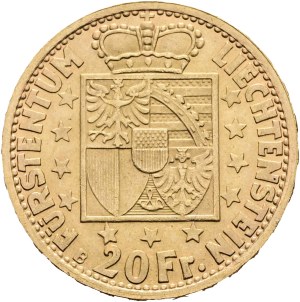 Liechtenstein - Gold coin 20 francs 1946 - Franz Josef II