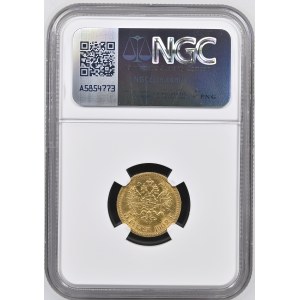 Russland / Russisches Kaiserreich - Goldmünze 5 Rubel 1902 AP - St. Petersburg, Zar Nikolaus II (1894-1917) - NGC MS 63 - Russia, 5 Roubles