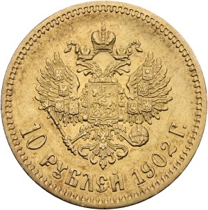 Russia / Russian Empire - Gold coin 10 roubles 1902 AP - St. Petersburg, Tsar Nicholas II (1894-1917) - Russia, 5 roubles