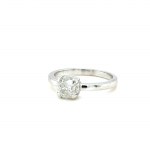 RING IN WHITE GOLD 3.22 GR WITH DIAMONDS - RNG41107
