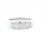 18K WHITE GOLD RING 4.90 GR WITH 1.50 CT DIAMOND - RNG30308
