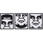 Shepard Fairey, Obey 3-face, triptych