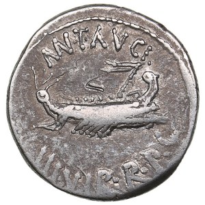 Roman Republican & Imperatorial (Patrae?) AR Denarius ND (32-31 BC) - Mark Antony (44-30 BC)