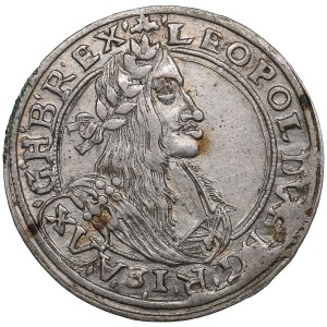 Autriche, Saint Empire romain germanique (Vienne) 15 Kreuzer 1663 - Léopold Ier (1657-1705)
