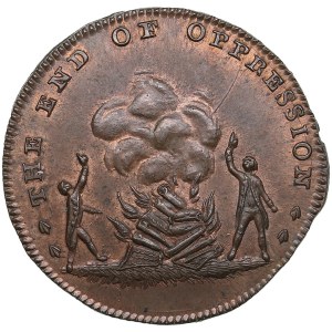 Grande-Bretagne (Middlesex) Halfpenny Token ND (1790s) - Thomas Spence (1750-1814), publiciste radical, libraire.