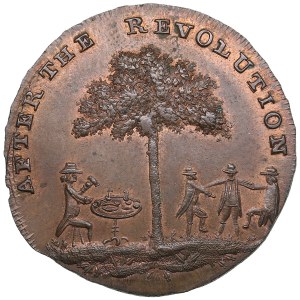 Grande-Bretagne (Middlesex) Halfpenny Token ND (1790s) - Thomas Spence (1750-1814), publiciste radical, libraire.