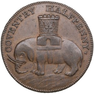 Grande-Bretagne (Warwickshire, Coventry) Jeton d'un demi-penny 1792 - Robert Reynolds &amp; Co.