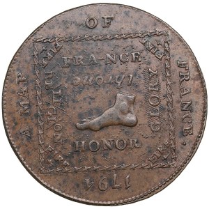Grande-Bretagne (Middlesex) Jeton d'un demi-penny 1794 - William Mainwaring, fabricant de boutons.