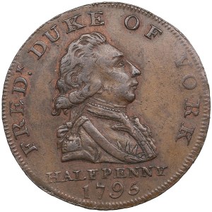Grande-Bretagne (Middlesex) Token d'un demi-penny 1795