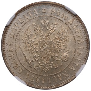 Finlande (Russie) 1 Markka 1915 S - Nicolas II (1894-1917) - NGC MS 64