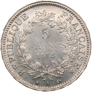 France, Troisième République (Paris) 5 Francs 1873
