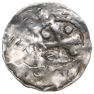 Allemagne (Mainz) AR Obol / Hälbling ND - Otto III (983-1002)