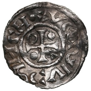 États allemands, duché de Bavière (Ratisbonne) AR Denar - Heinrich IV en tant que duc (995-1002)