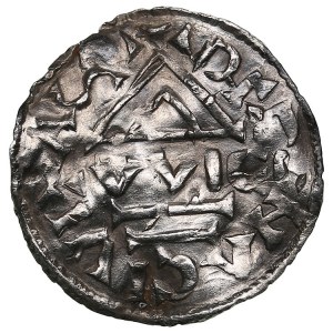 États allemands, duché de Bavière (Ratisbonne) AR Denar - Heinrich IV en tant que duc (995-1002)