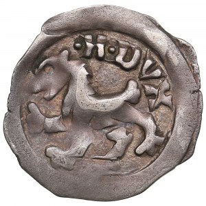 États allemands, Duché de Bavière (Ratisbonne) AR Denar / Pfennig ND (1270-90) - Heinrich XIII (1253-1290)