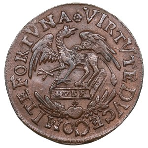 États allemands, Saxe-Gotha-Altenburg. Jeton en cuivre (Rechenpfennig) ND (ca. 1622) - Johann Georg I (1615-1656)
