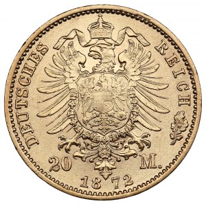 États allemands, Royaume de Prusse (Francfort-sur-le-Main) 20 Mark 1872 - Guillaume Ier (1861-1888)