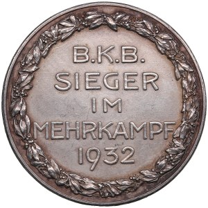 Allemagne Médaille de bronze (argentée) 1932 - Vainqueur d'un concours à épreuves multiples
