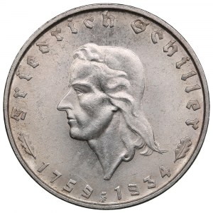 Germany, Third Reich (Stuttgart) 2 Reichsmark 1934 - Friedrich Schiller