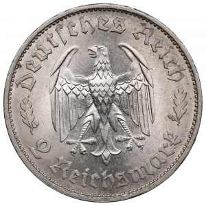 Germany, Third Reich (Stuttgart) 2 Reichsmark 1934 - Friedrich Schiller