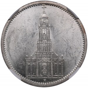 Allemagne, Troisième Reich (Berlin) 5 Reichsmark 1935 - Église de la garnison de Potsdam - NGC MS 61