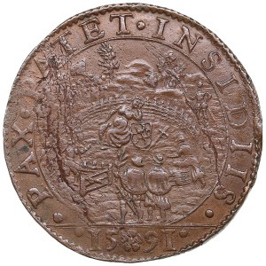 Netherlands, Dutch Republic (Dordrecht) Copper Token 1591