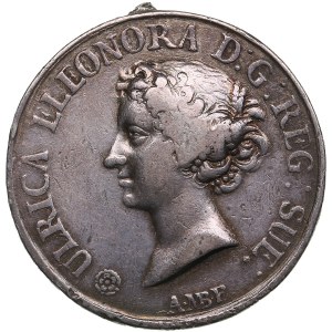 Suède Médaille d'argent ND (c.1680) - En commémoration du mariage du roi Karl XI et d'Ulrika Eleonora du Danemark - Karl XI
