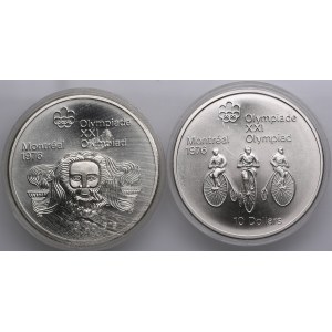 Canada (Ottawa) 10 Dollars 1974 - Elizabeth II (1952-2022) - Jeux Olympiques de Montréal (2)