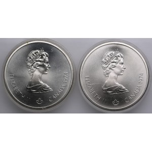 Canada (Ottawa) 10 Dollars 1974 - Elizabeth II (1952-2022) - Jeux Olympiques de Montréal (2)