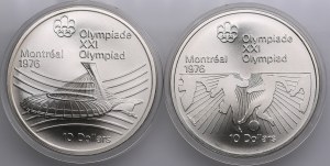 Canada (Ottawa) 10 Dollari 1976 - Elisabetta II (1952-2022) - Olimpiadi di Montreal (2)