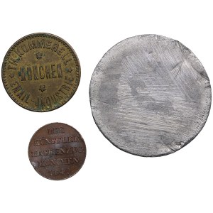 Groupe de jetons et médailles allemands (Munich) (1840-début du 20e siècle) (3)