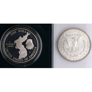 USA 1 Dollar 1878, 1991 (2)