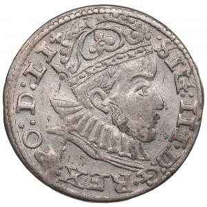 City of Riga under Polish rule, AR 3 Groszy (Trojak) 1588 - Sigismund III Vasa (1587-1632)