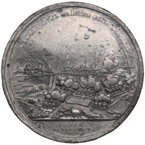 Russia Tin-Alloy Medal 1704 (1720s of the 18th century) - Capture of Narva - Peter I (1682-1725)