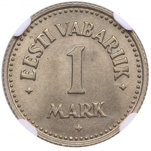 Estonie 1 Mark 1924 - NGC MS 63